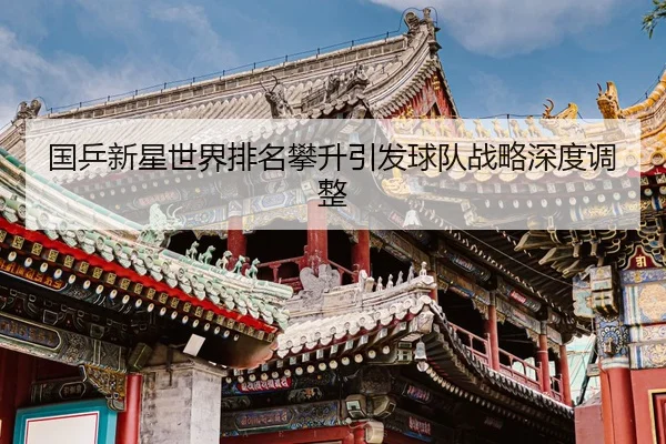 国乒新星世界排名攀升引发球队战略深度调整